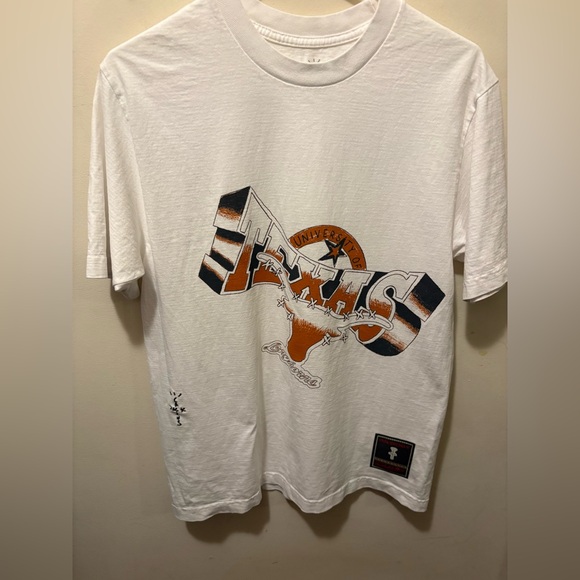 Mitchell & Ness x Travis Scott Cactus Jack longhorns hand drawn sz medium - Picture 2 of 6